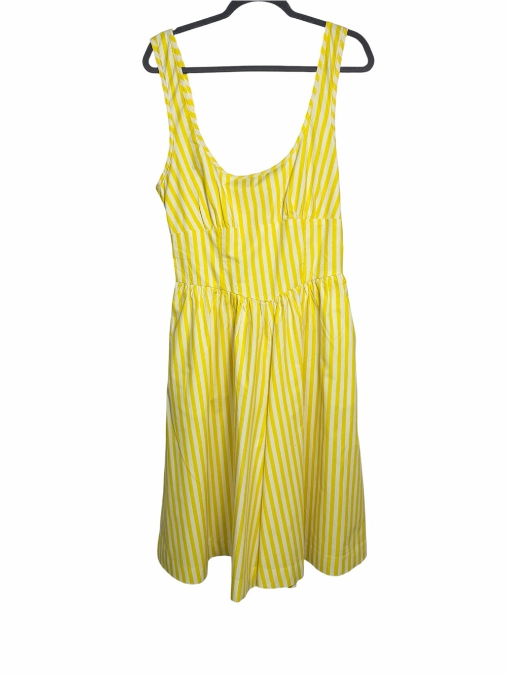 Maeve Sleeveless Cotton Square-Neck Romper NWT Size 8 - Picture 4 of 7